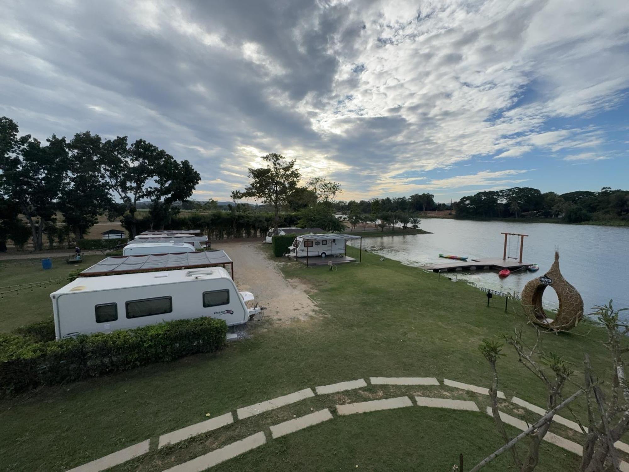 The Campster Kanchanaburi City Exteriör bild