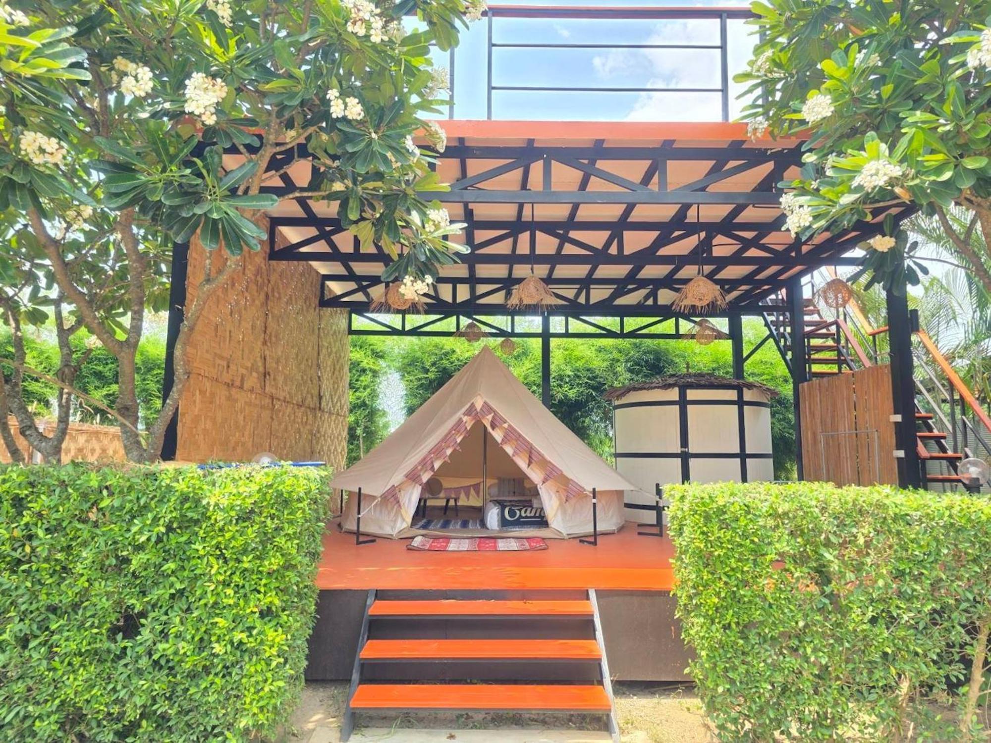 The Campster Kanchanaburi City Exteriör bild